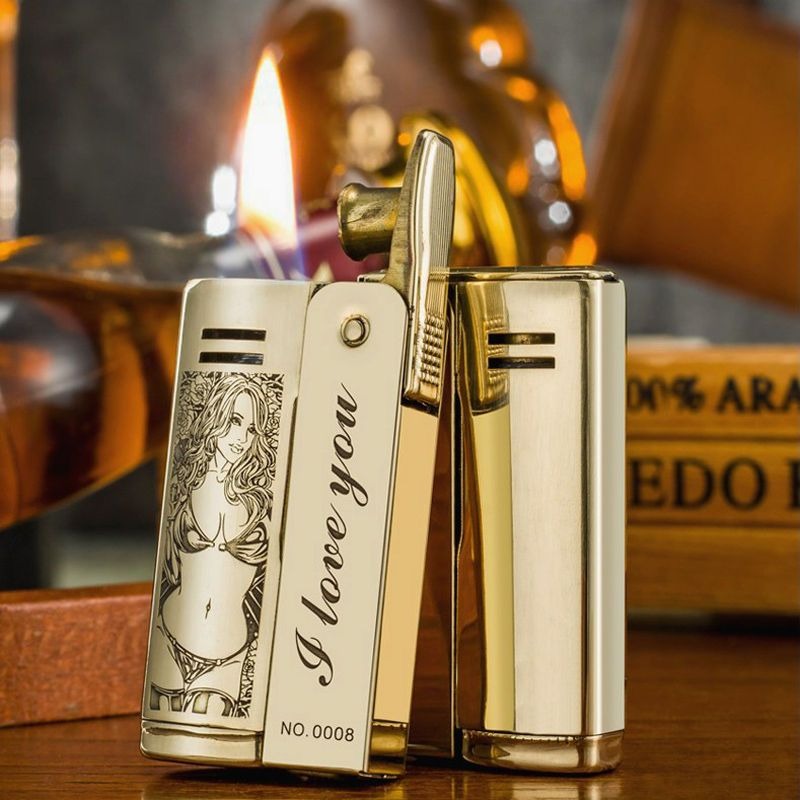 Vintage Collectible Lighters - Originele IMCO Retro Deep Carving Brass