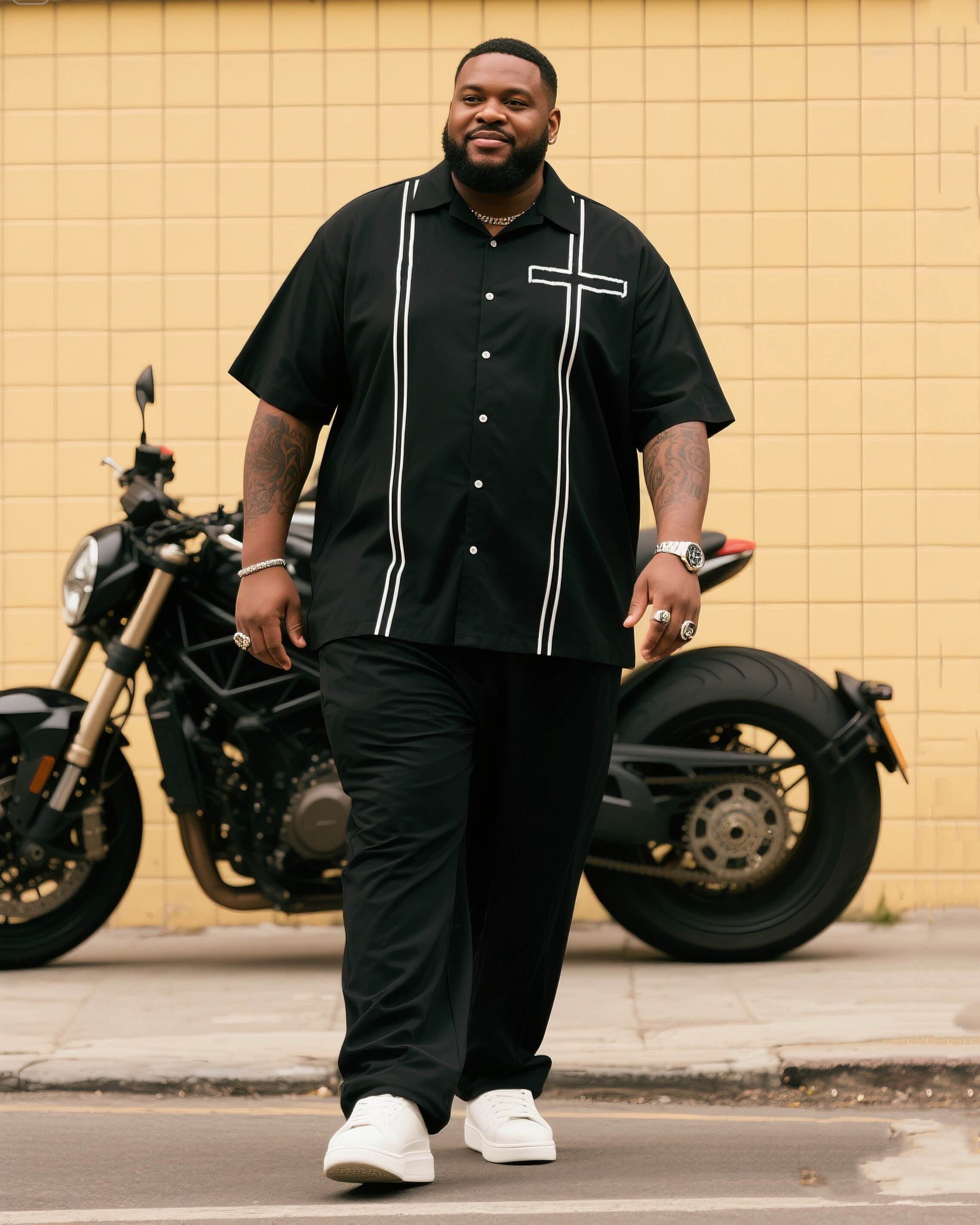 S-9XL Plus Size Men's Streetwe – Collectible Collection Bewertung und Preis
