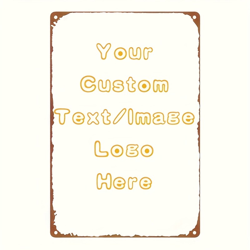 Custom Rectangular Wall Hangin – Vintage Collectible Signs Bewertung und Preis