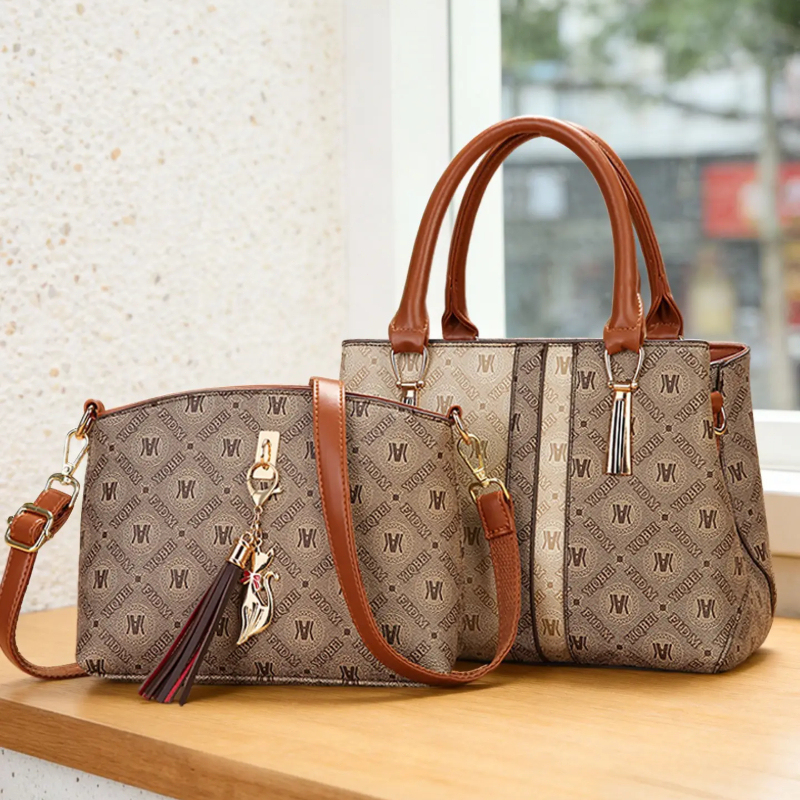 Women's Handbag Set with Shoul – Vintage Zipper Bewertung und Preis