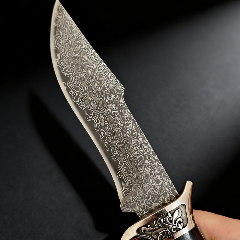 Vintage Engraved Damascus Stra – Vintage Collectible Knife Bewertung und Preis