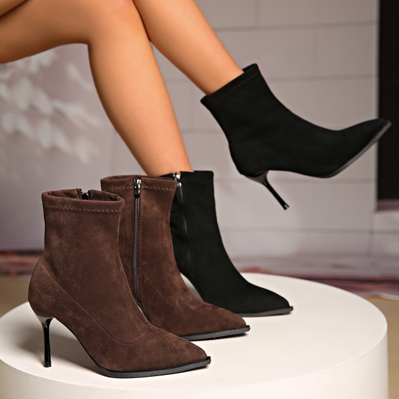 Fashion Pointed Toe Side Zippe – Vintage Zipper Bewertung und Preis