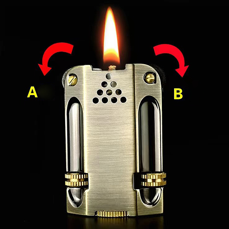 Vintage Zinc Alloy Dual Flint  – Vintage Collectible Lighters Bewertung und Preis