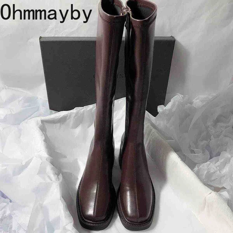 Vintage Thick Heel Women Knee  – Vintage Zipper Bewertung und Preis