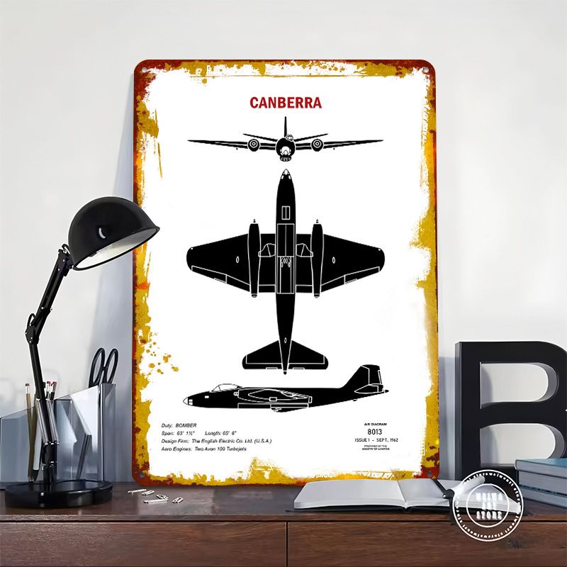 Canberra Recognition Tin Plaqu – Canberra Vintage & Collectible Centre Reviews Bewertung und Preis