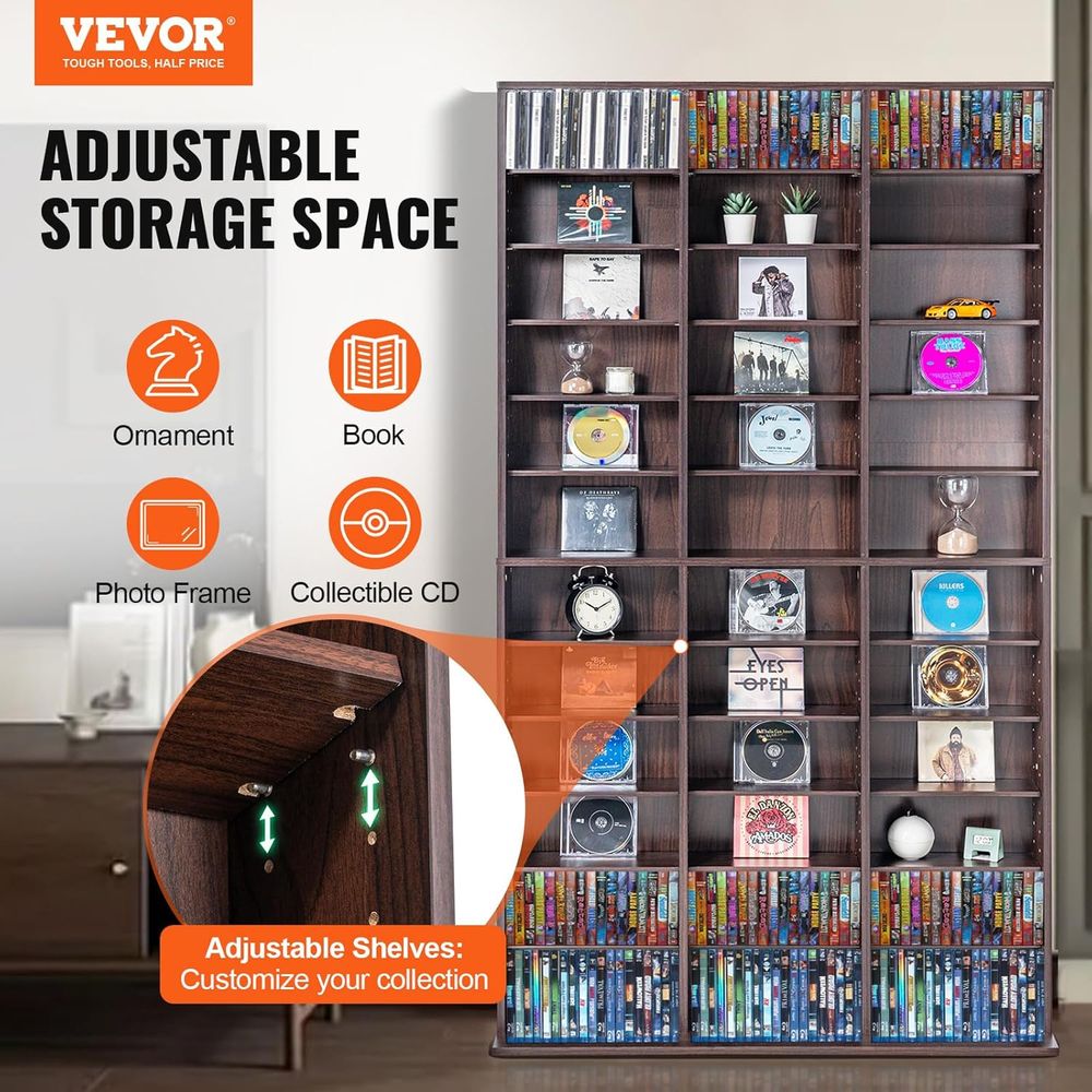 Compact Adjustable Media Stora – Collectible Collection Bewertung und Preis