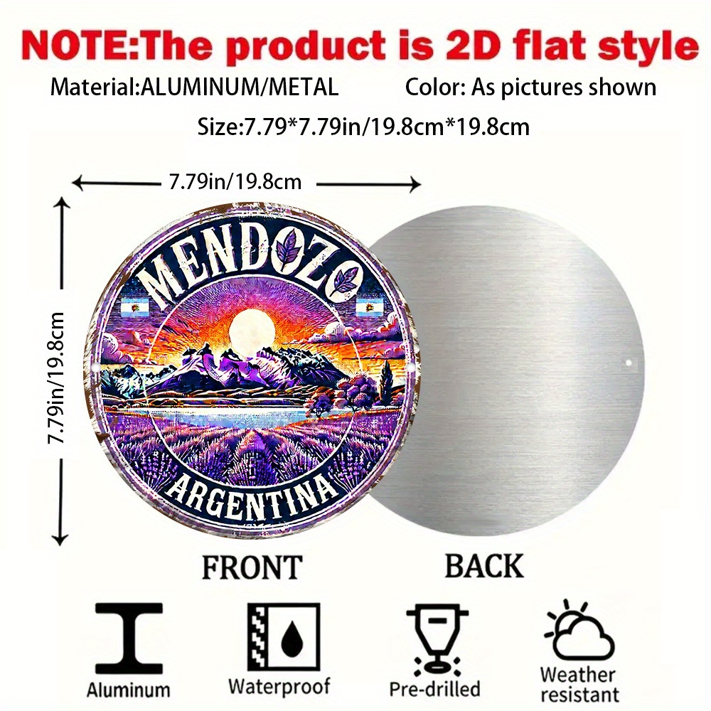 2D Flat, 2D Flat Retro Mendoza – Vintage Collectible Signs Bewertung und Preis