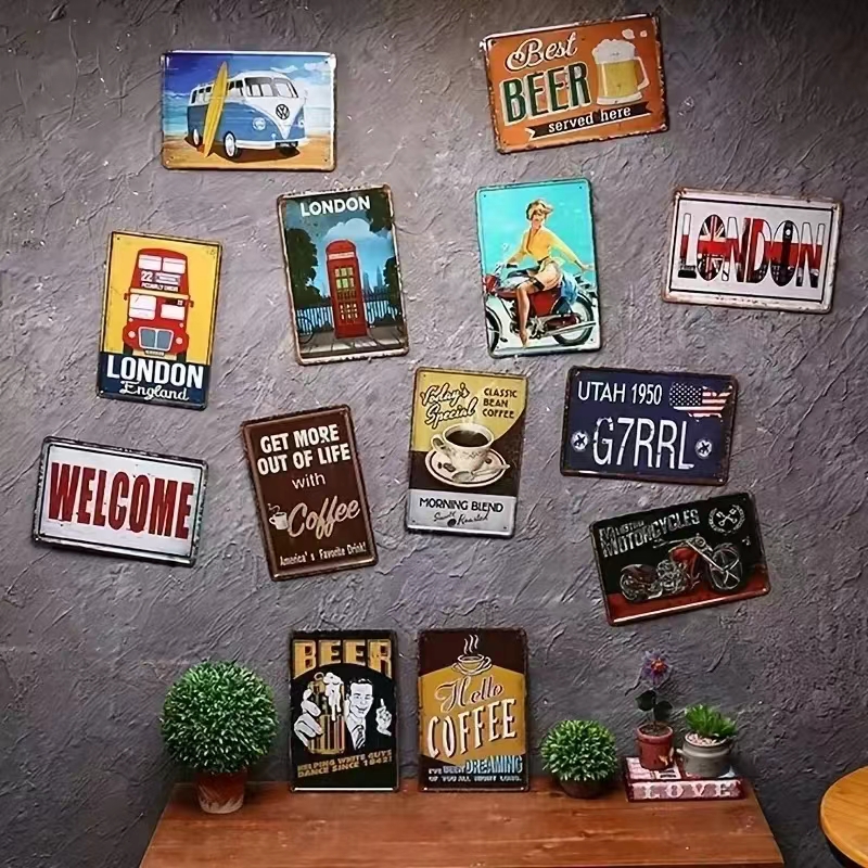 Vintage Bar Metal Signs Bathro – Vintage Collectible Signs Bewertung und Preis