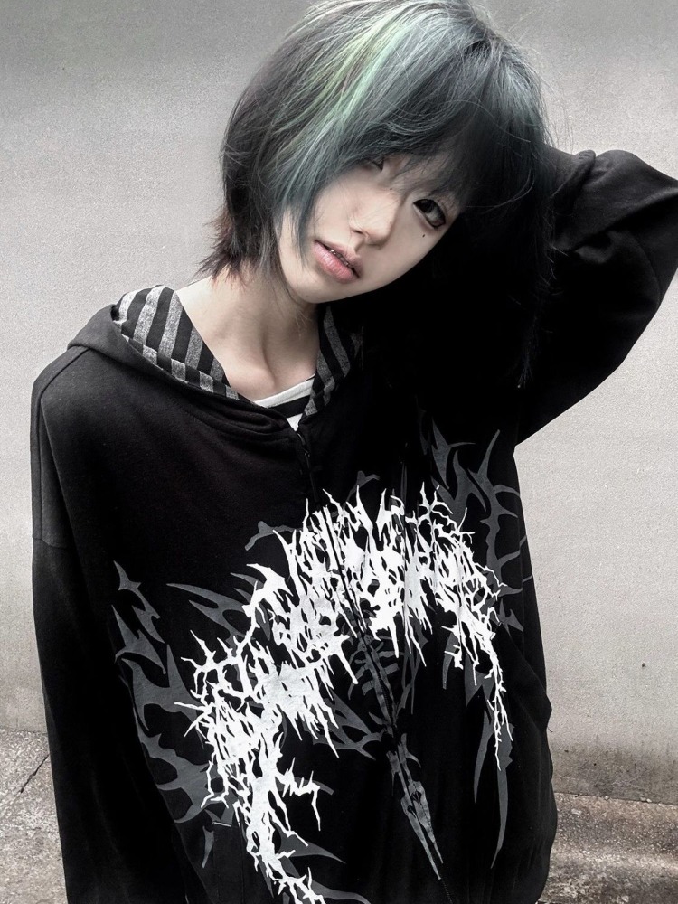 Subculture Y2k Japanese Hooded – Vintage Zip Hoodie Bewertung und Preis