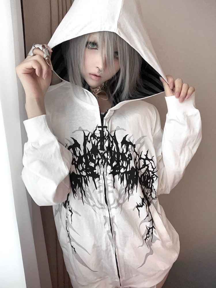 Subculture Y2k Japanese Hooded – Vintage Zip Hoodie Bewertung und Preis
