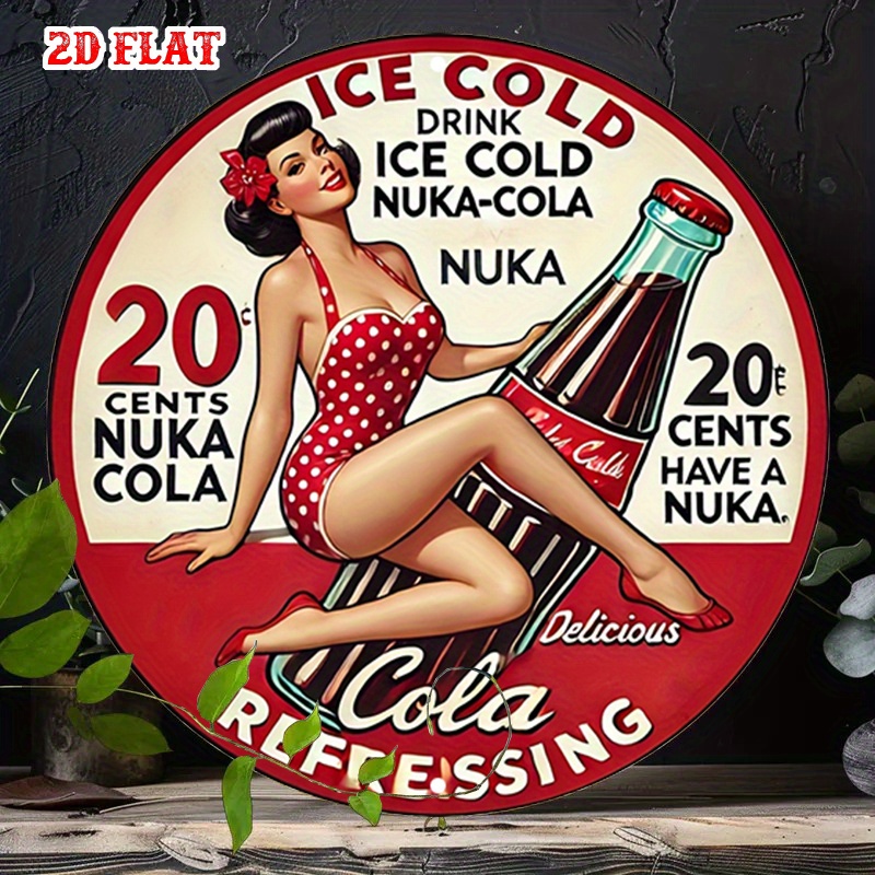 2D Flat, 1pc Retro Pin-Up 7.87 – Vintage Collectible Signs Bewertung und Preis