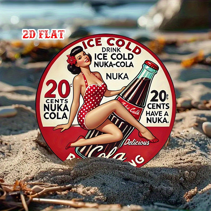 2D Flat, 1pc Retro Pin-Up 7.87 – Vintage Collectible Signs Bewertung und Preis