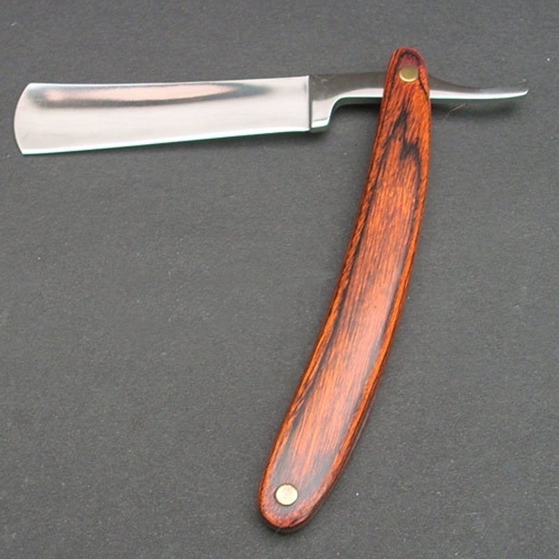 Vintage Wood Handle Straight E – Vintage Collectible Knife Bewertung und Preis