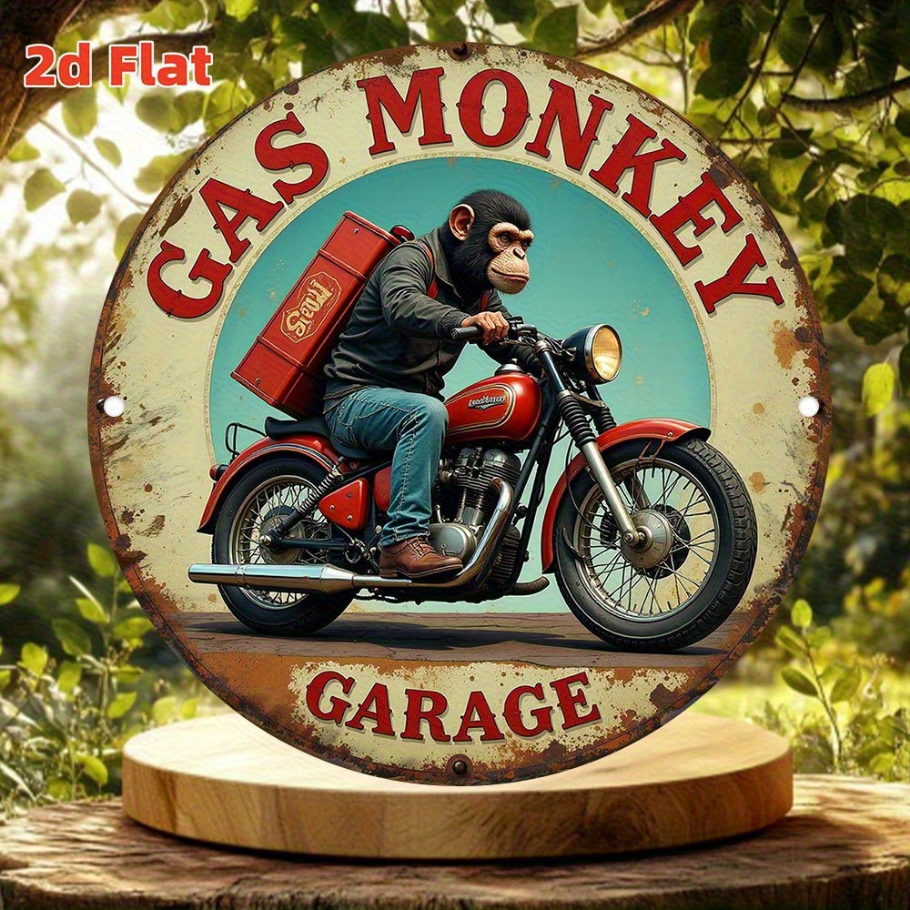 Vintage Gas Monkey Garage Wall – Vintage Collectible Signs Bewertung und Preis
