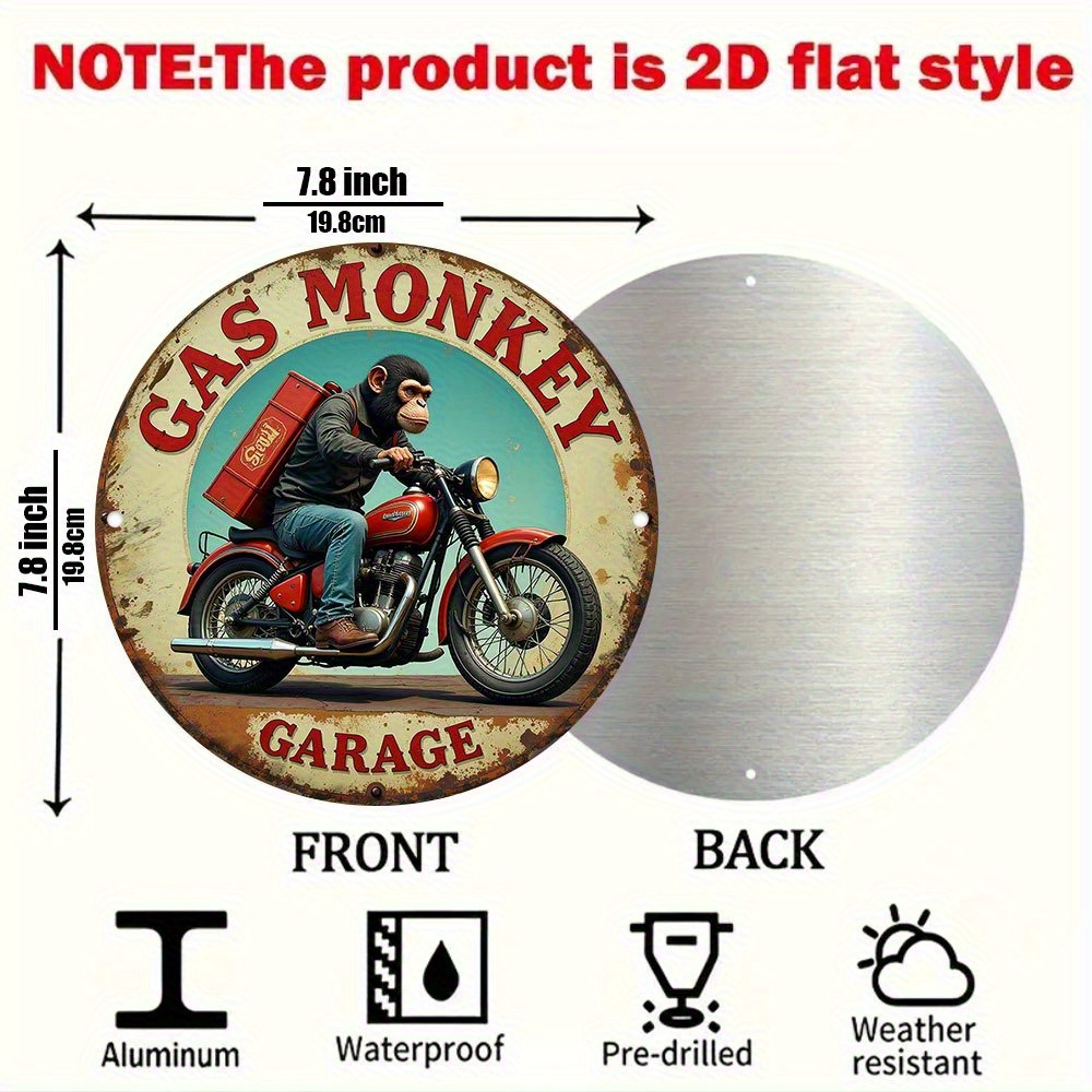Vintage Gas Monkey Garage Wall – Vintage Collectible Signs Bewertung und Preis