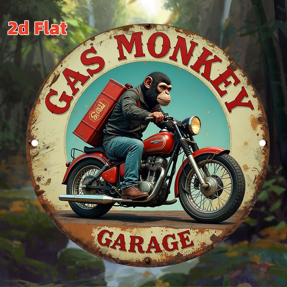 Vintage Gas Monkey Garage Wall – Vintage Collectible Signs Bewertung und Preis