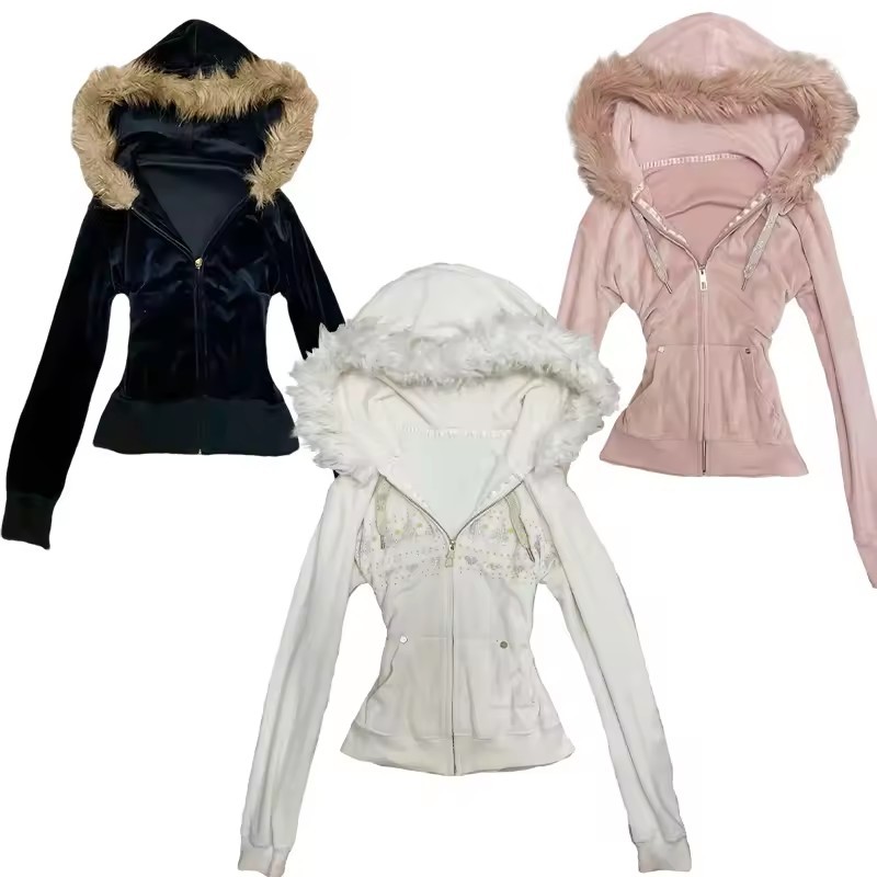 Hoodie Coat Women Punk Hooded  – Vintage Zip Hoodie Bewertung und Preis