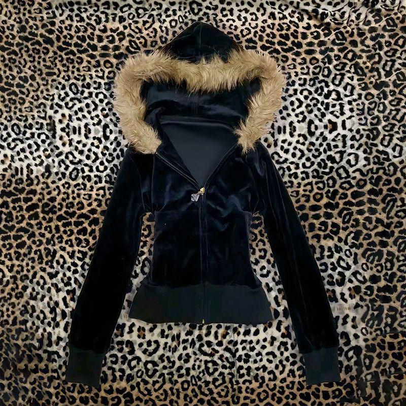 Hoodie Coat Women Punk Hooded  – Vintage Zip Hoodie Bewertung und Preis