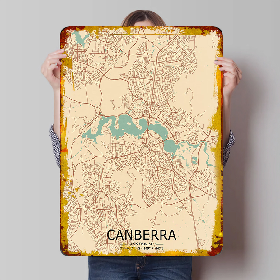 Canberra Australia City Map Me – Canberra Vintage & Collectible Centre Reviews Bewertung und Preis