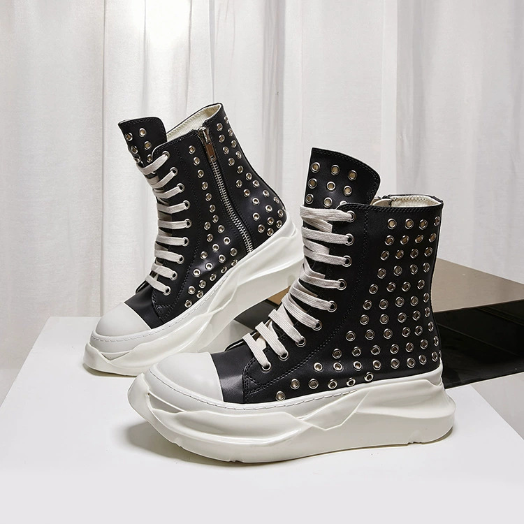 Vintage Men Shoes High-TOP Pla – Vintage Zipper Bewertung und Preis