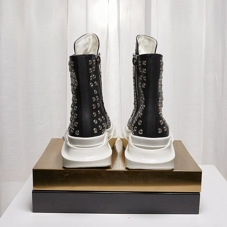 Vintage Men Shoes High-TOP Pla – Vintage Zipper Bewertung und Preis
