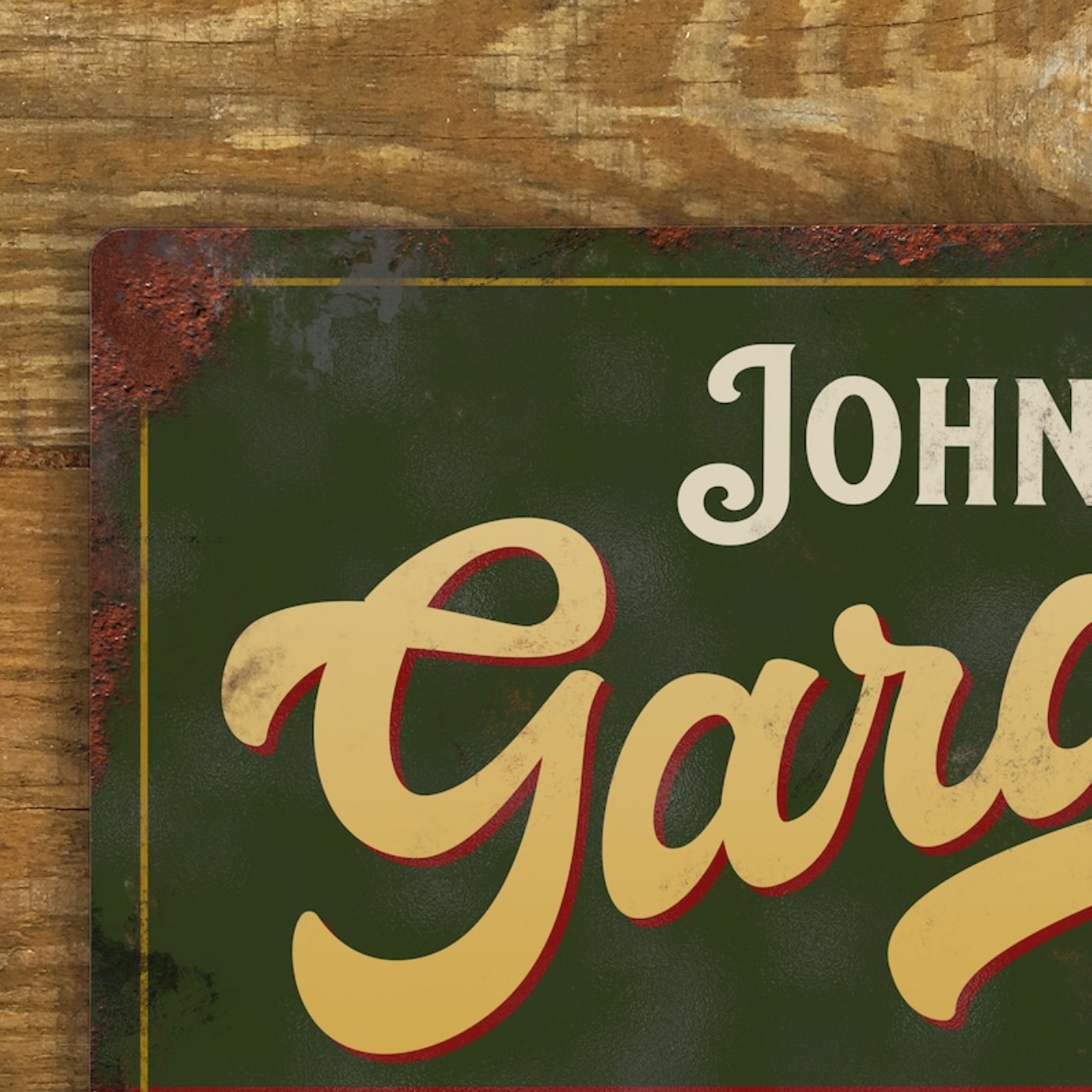 Custom Personalised Garage Met – Vintage Collectible Signs Bewertung und Preis