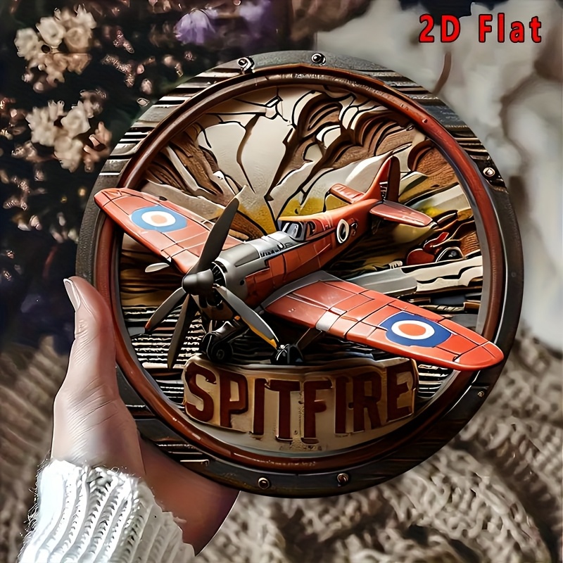 2D Flat - 1pc Vintage Spitfire – Vintage Collectible Signs Bewertung und Preis