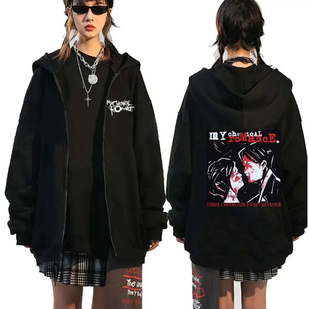 Rock Band My Chemical Romance  – Vintage Zip Hoodie Bewertung und Preis