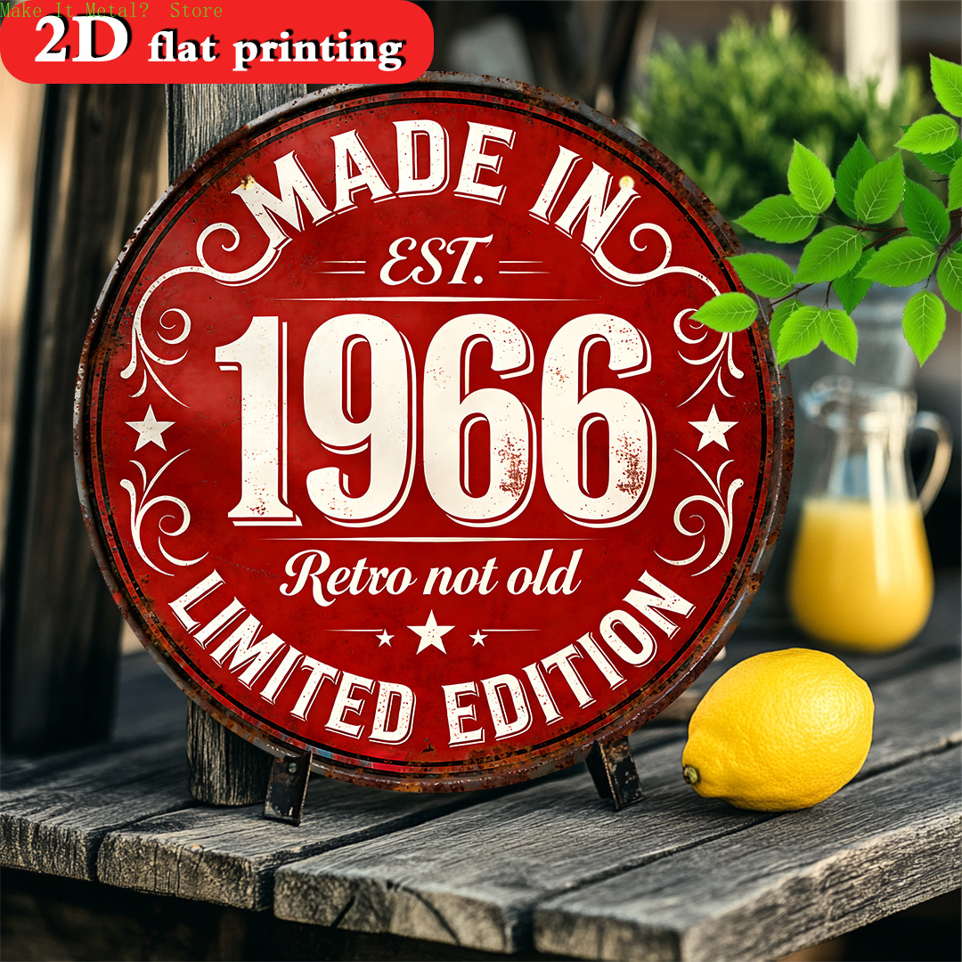 Vintage Made in 1966 Limited E – Vintage Collectible Signs Bewertung und Preis