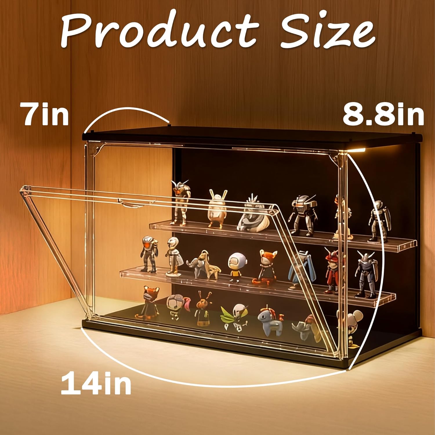 3-Tier Stackable LED Display C – Collectible Collection Bewertung und Preis